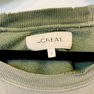 The Great short sleeve sweatshirt